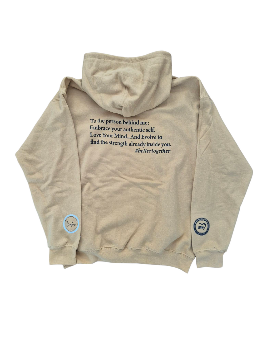 Adult Hooded Sweatshirt - "To the person behind me" - Old Gold