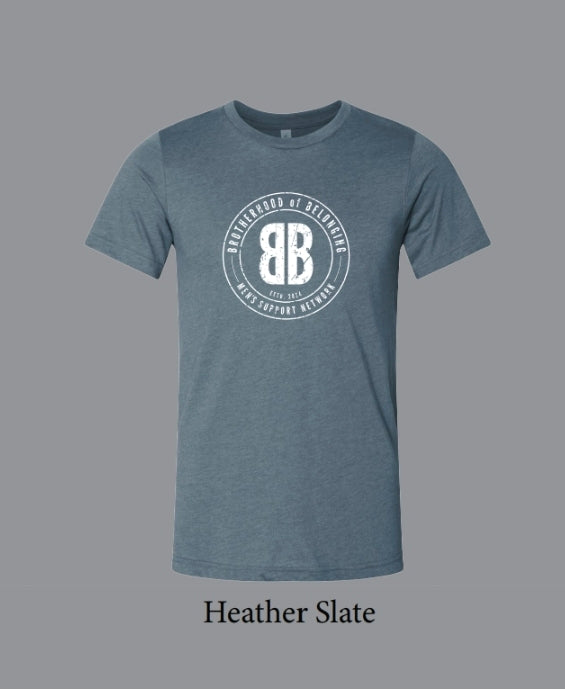 Unisex Jersey T-shirt - Brotherhood of Belonging - Heather Slate