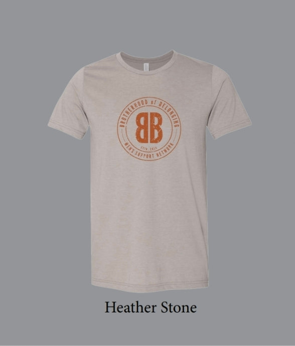 Unisex Jersey T-shirt - Brotherhood of Belonging - Heather Stone
