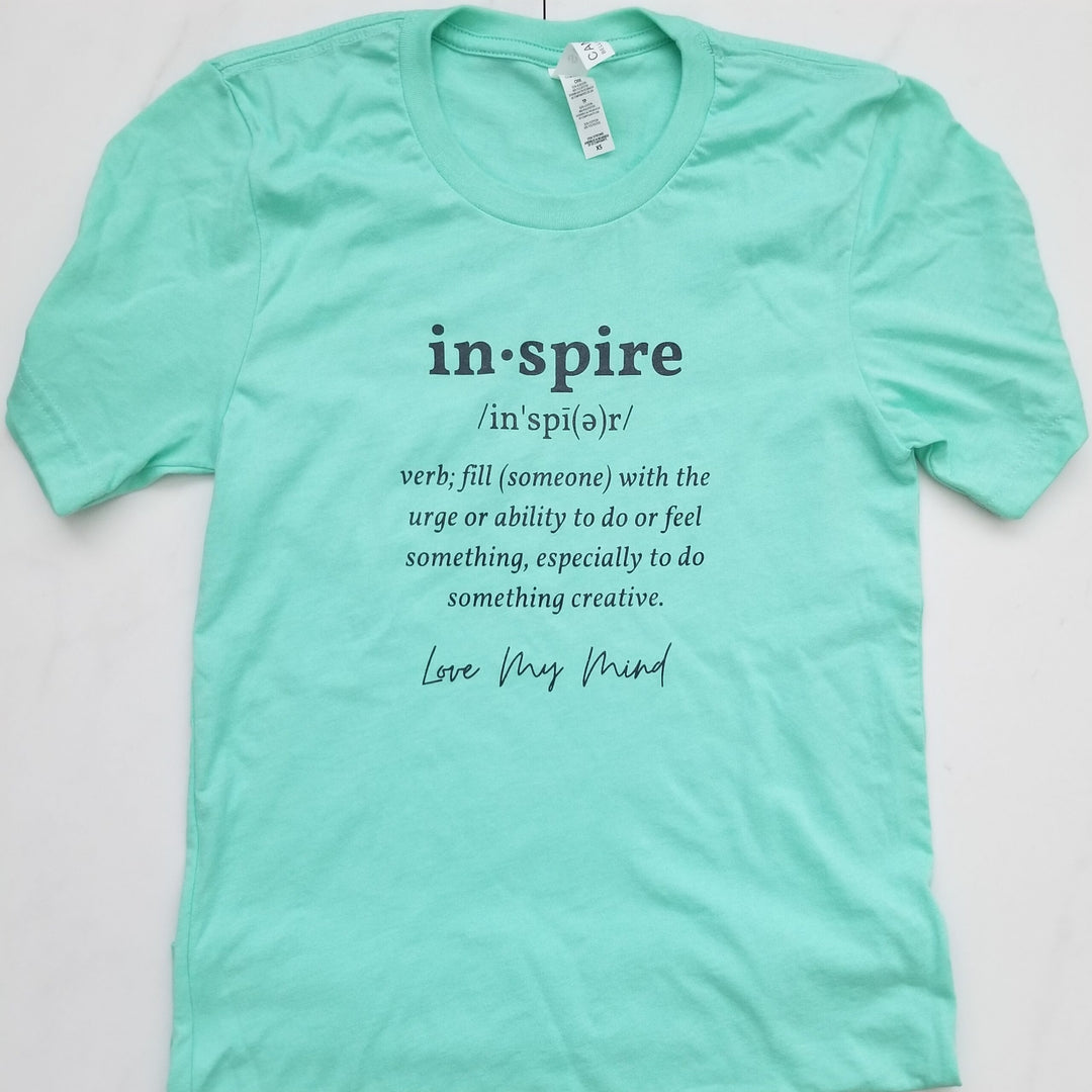 Heather Mint Inspire Tshirt