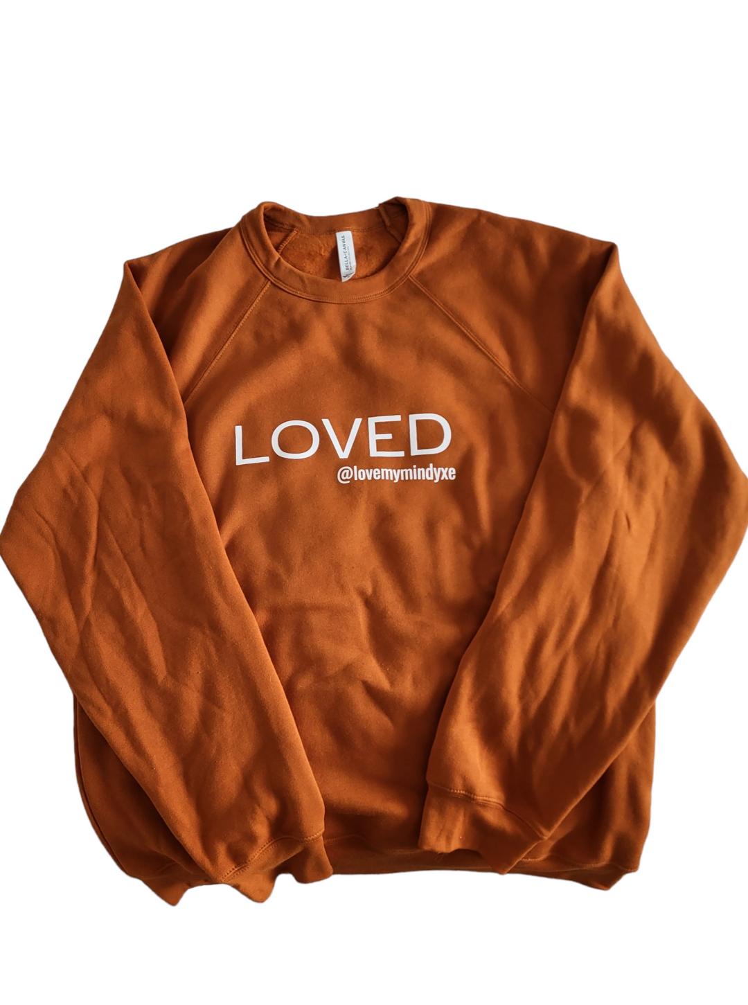 Unisex Sponge Fleece Crewneck Sweatshirt - LOVED @lovemymind | Autumn