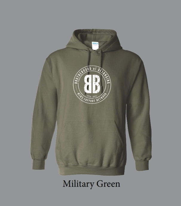 Heavy Blend Hoodie - Brotherhood of Belonging - Military Green