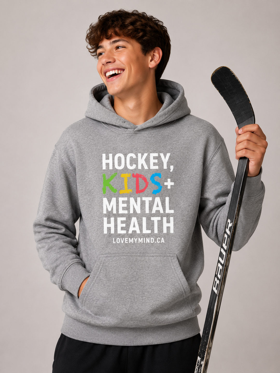 Youth Heavy Blend™ Hooded Sweatshirt - Graphite Heather