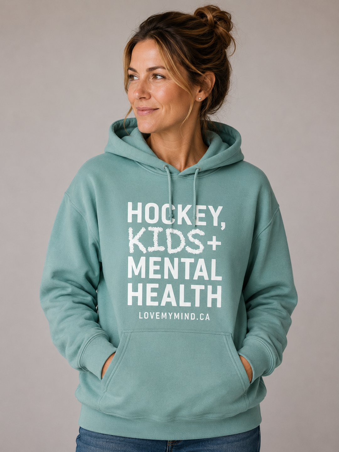 Unisex Softstyle® Midweight Hooded Sweatshirt - Aquatic