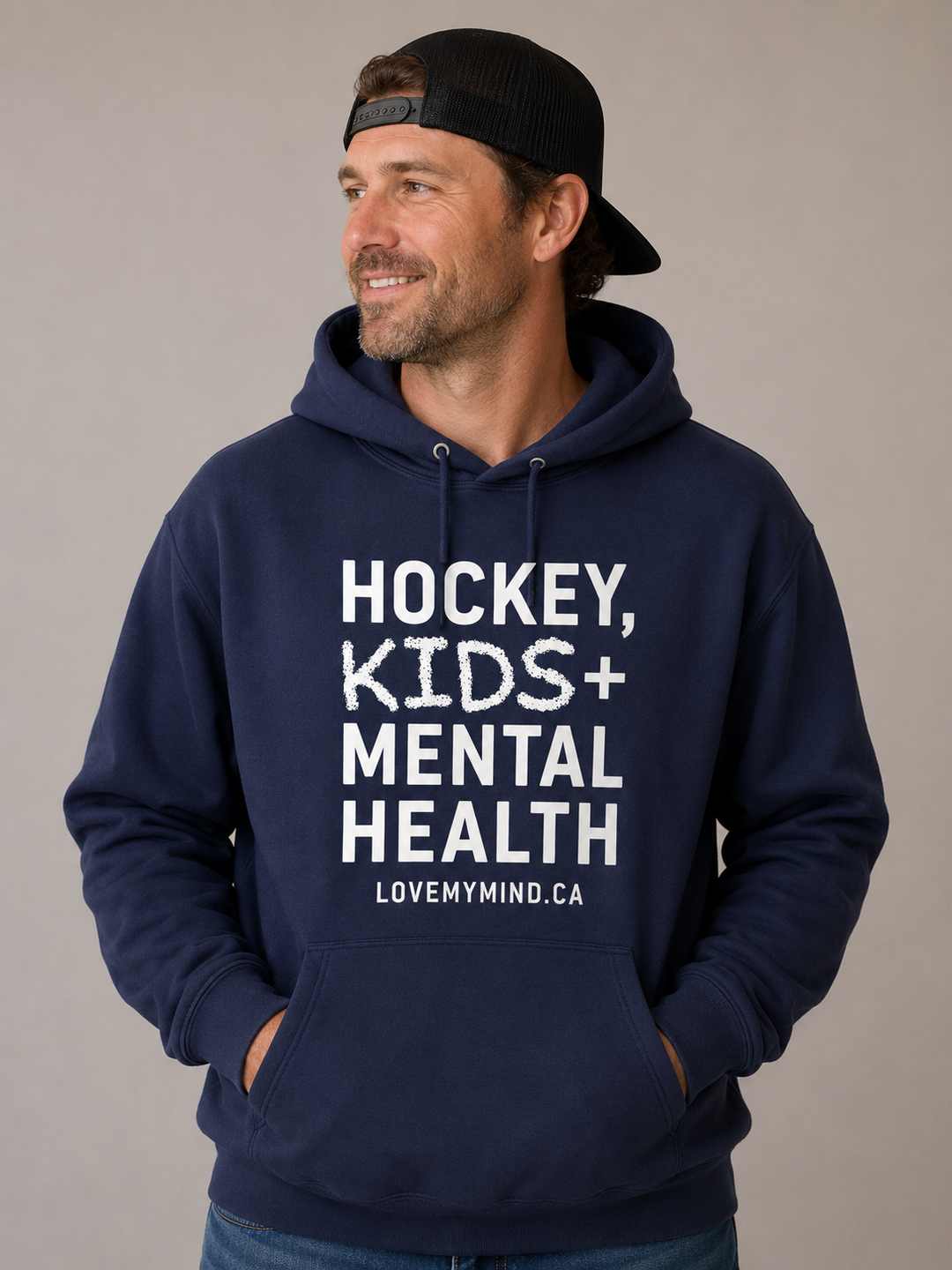Unisex Softstyle® Midweight Hooded Sweatshirt - Navy