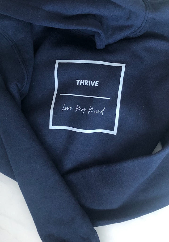 Youth Hoodie - THRIVE - Navy